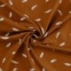 Tissu Jersey Coton Plume Caramel 