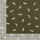 Tissu Jersey Coton Plume Vert Army