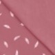 Tissu Jersey Coton Plume Rose