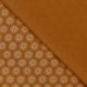Tissu Jersey Coton Parapluie Caramel 