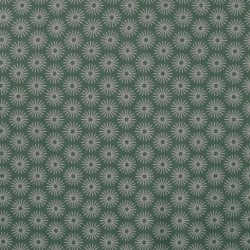 Tissu Jersey Coton Parapluie Vert 