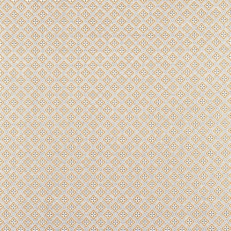 Tissu Imprimé Sorgue Caramel 