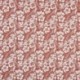 Tissu Imprimé Hibiscus Terracotta