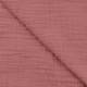 Tissu Double Gaze Uni Vieux Rose 