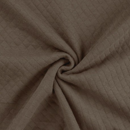 Tissu Diamond Marron