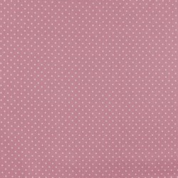 Tissu Imprime Epingle Vieux Rose