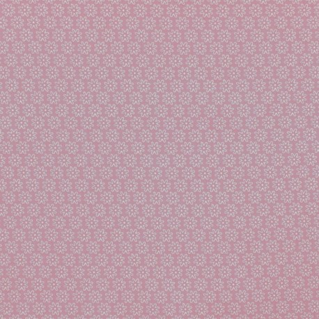 Tissu Imprime Floralie Rose 