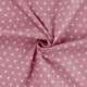 Tissu Imprime Etoile Rose