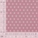 Tissu Imprime Etoile Rose