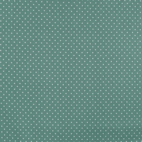 Tissu Imprime Epingle Vert