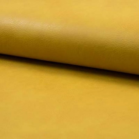 Tissu Simili Vintage Jaune