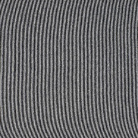 Tissu Bord Cote Rayure Marine/Blanc 2mm