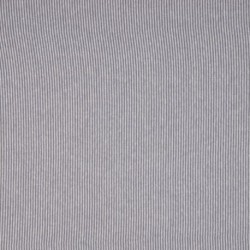 Tissu Bord Cote Rayure Gris Clair/Blanc 2mm