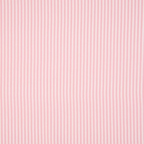 Tissu Bord Cote Rayure 3mm Rose