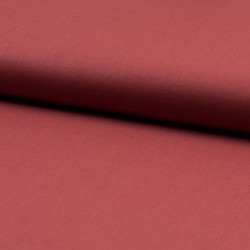 Tissu Popeline Unie Bio Terracotta