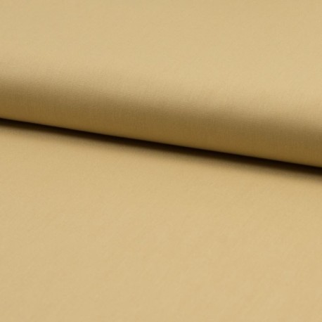 Tissu Popeline Unie Bio Jaune