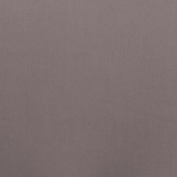Tissu Popeline Unie Bio Taupe Foncé