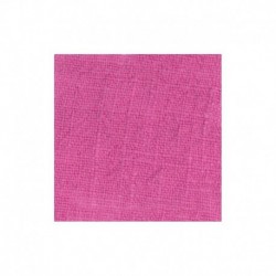 Tissu Lin Lavé Uni Fuchsia