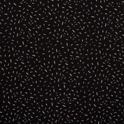 Tissu Jersey Coton Confetti Noir 