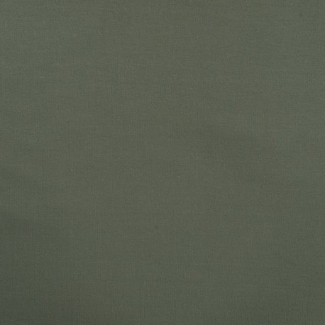 Tissu Sweat Sylvino Brossé Vert Army 
