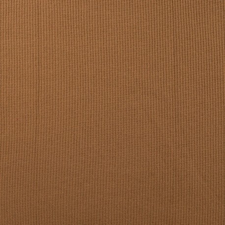 Tissu Maille Tricot Coton Miami Caramel 