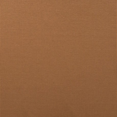 Tissu Jersey Côtelé Florida Caramel