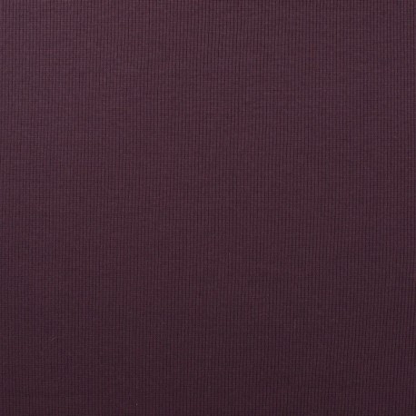 Tissu Jersey Côtelé Florida Mauve
