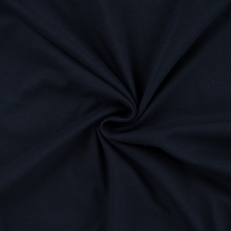 Tissu Jersey Coton Navy