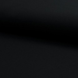 Tissu Jersey Lourd Interlock Noir