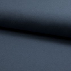 Tissu Jersey Lourd Interlock Coloris Jeans