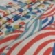 Tissu Bachette Imprimé Riri Corail 