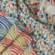 Tissu Bachette Imprimé Fifi Corail