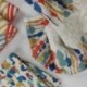 Tissu Bachette Imprimé Fifi Corail