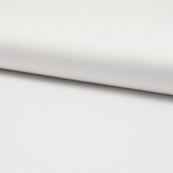 Tissu Coton Léger Extensible Uni Blanc