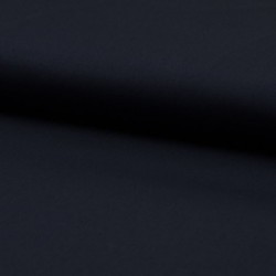 Tissu Coton Léger Extensible Uni Navy 