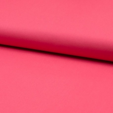 Tissu Coton Léger Extensible Uni Corail 