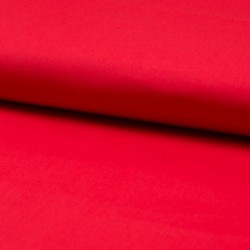 Tissu Coton Léger Extensible Uni Rouge