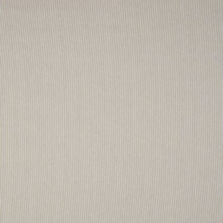 Tissu Bord Cote Rayure 2mm Beige Blanc