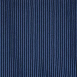 Tissu Bord Cote Rayure 3mm Navy Jeans
