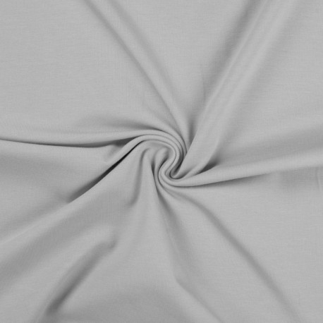 Tissu Jersey Gris Perle