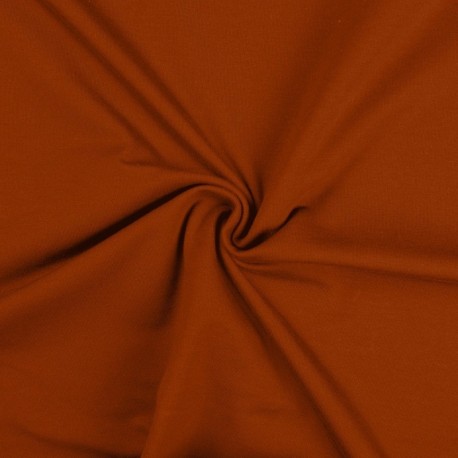 Tissu Jersey Cognac
