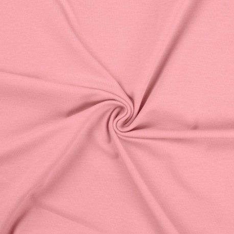 Tissu Jersey Rose