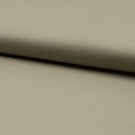 Tissu Voile De Coton Uni Kaki Clair