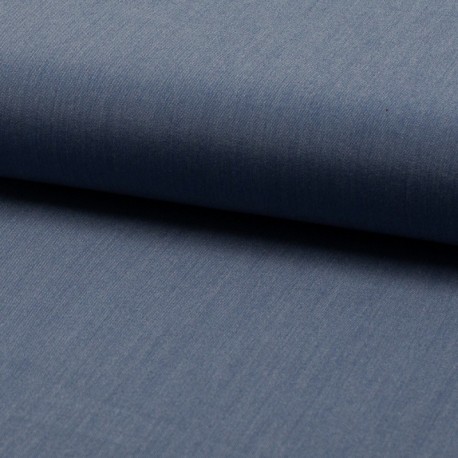 Tissu Waterfall Coloris Jeans