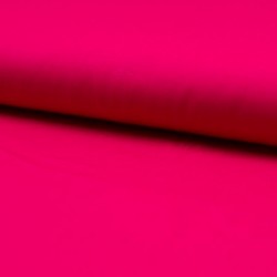 Tissu Popeline Unie Fuchsia