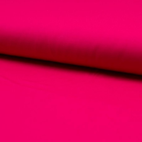 Tissu Popeline Unie Fuchsia