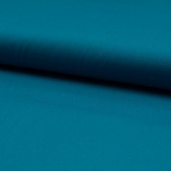 Tissu Popeline Unie Pétrole