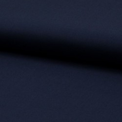 Tissu Popeline Unie Navy