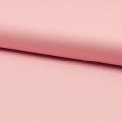 Tissu Popeline Unie Rose