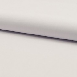 Tissu Popeline Unie Blanc